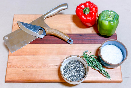 Cutting Board - Cherry with hint of Padauck (1 1/4 x 11 1/4 x 16 3/4)