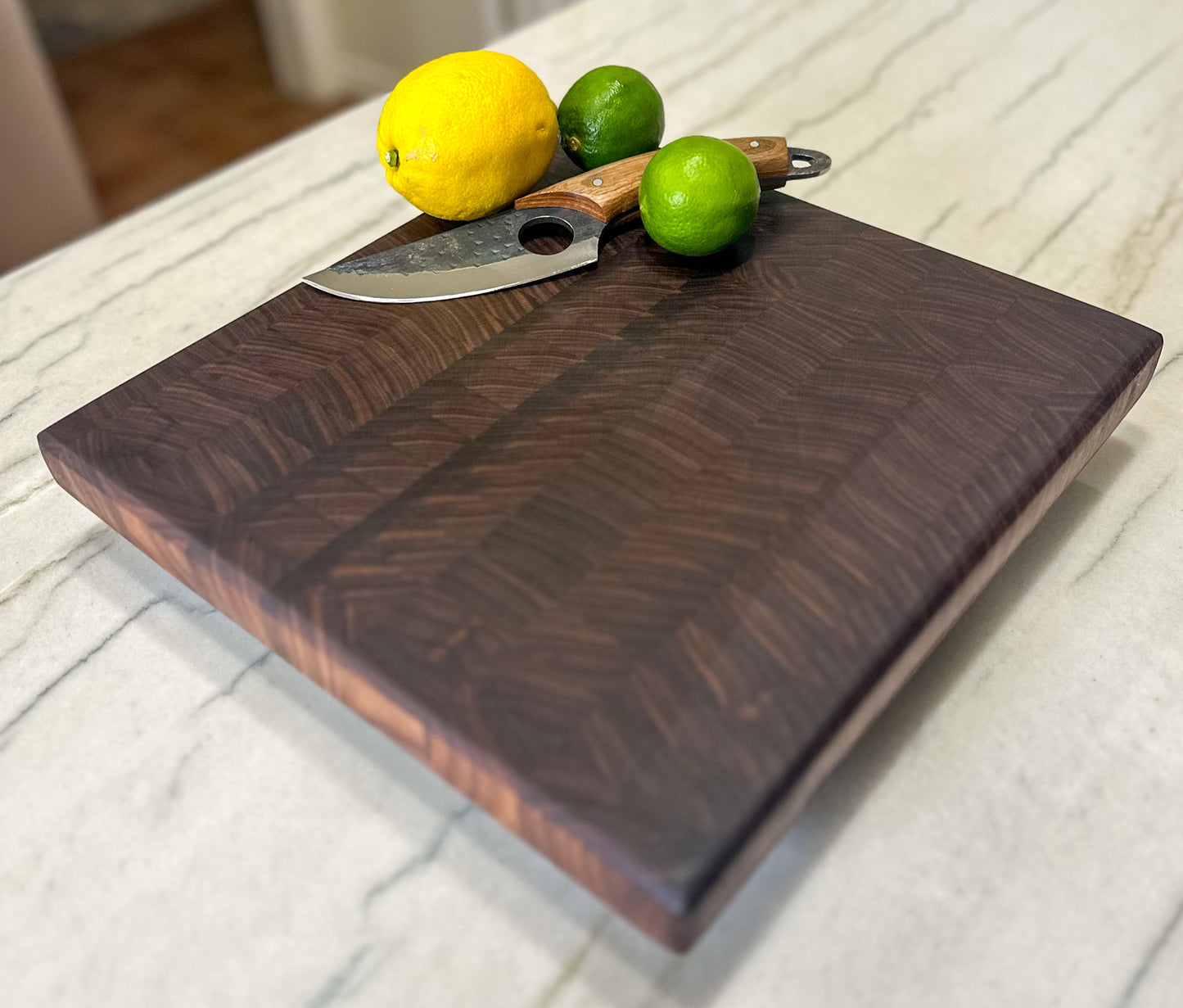 End Grain Walnut Cutting Board