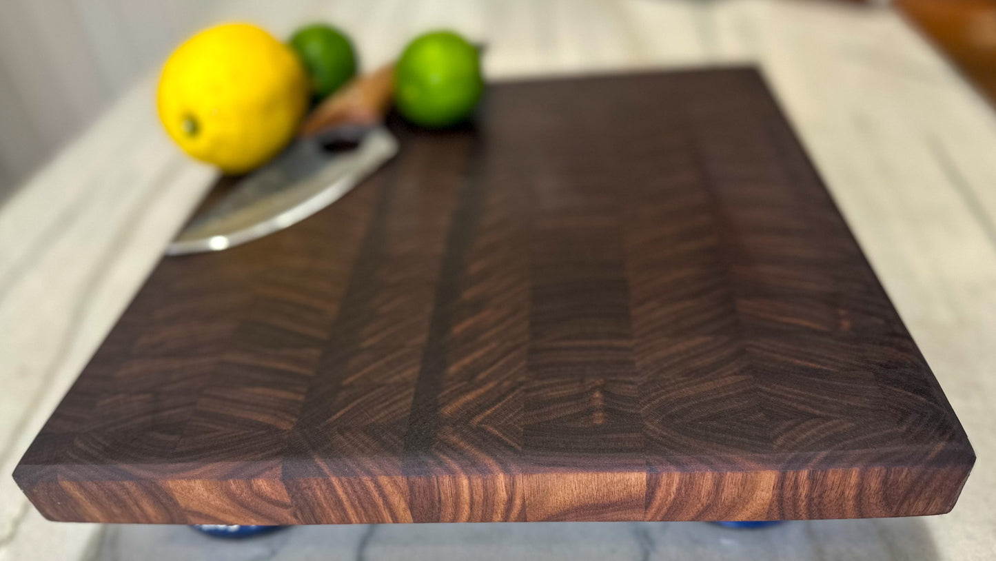 End Grain Walnut Cutting Board